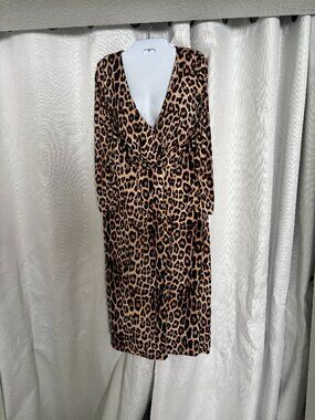 Sexy Leopard Wrap Dress